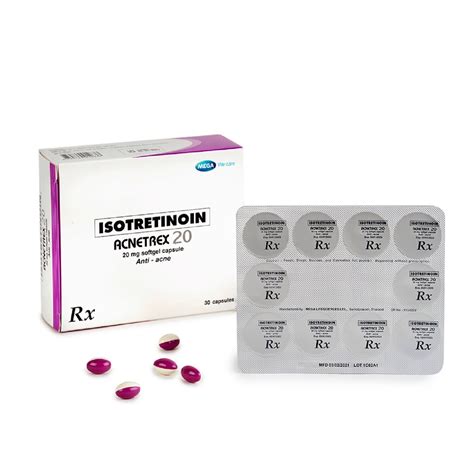acnetrex|ACNETREX 20 Isotretinoin 20mg SoftGel Capsule 1's.